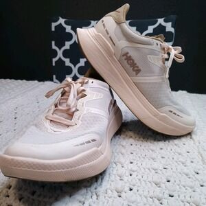 Hoka One TRANSPORT X M 7.5 W 8.5 Shoes 1152450 Pink Vanilla/Wheat Prep Sold Out